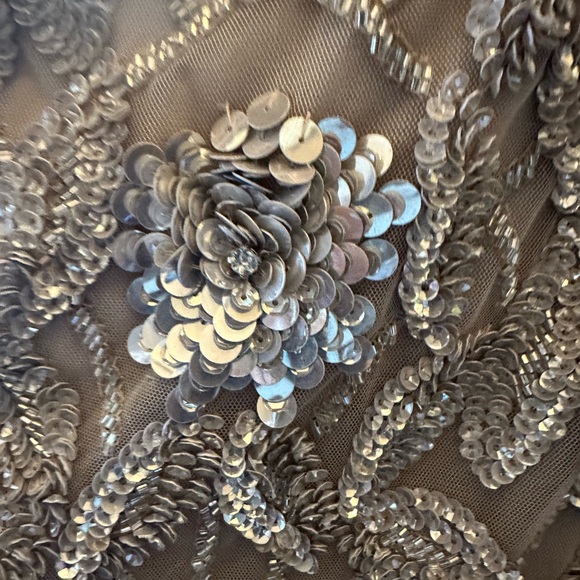 ✔️#63B BNWT MAC DUGGAL  93537 Embellished Cowl Neckline Floral Dress - Picture 11 of 16